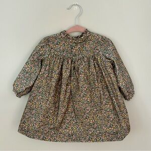 Bonpoint Floral Long Sleeve Dress Made in Madagascar Size 4A